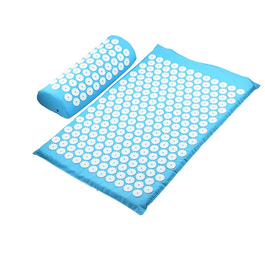 Tapis d’Acupression & Oreiller de Massage – Relaxation Profonde Ezenya