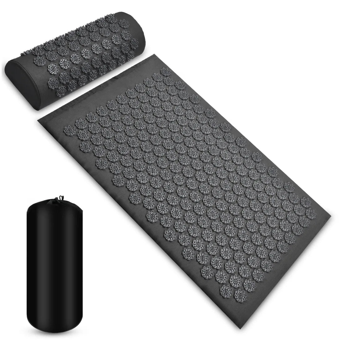 Grand Tapis d’Acupression & Oreiller – Détente Intégrale Ezenya