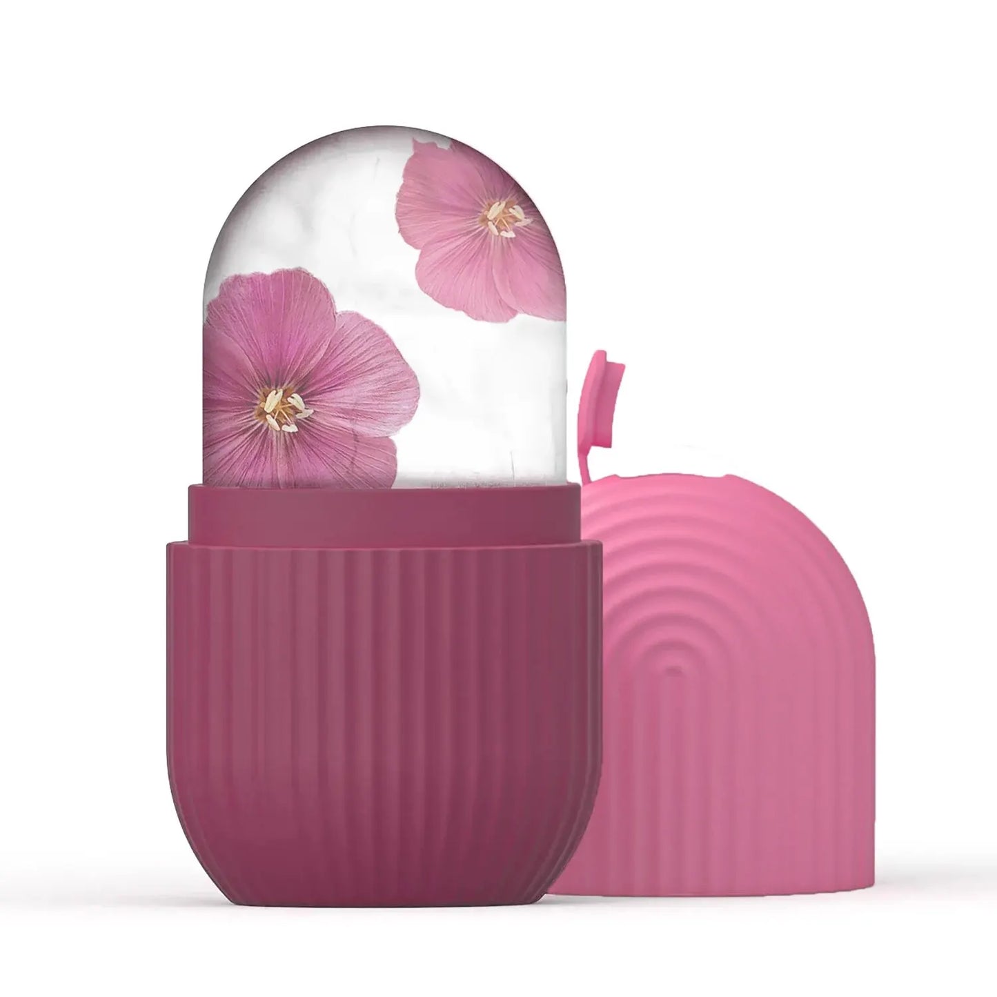 Ice Roller Silicone – Teint Éclatant, Pores Resserrés & Peau Apaisée | EZENYA