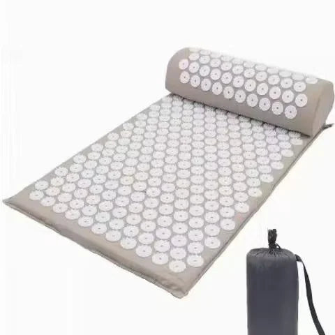 Tapis d’Acupression & Oreiller de Massage – Relaxation Profonde Ezenya