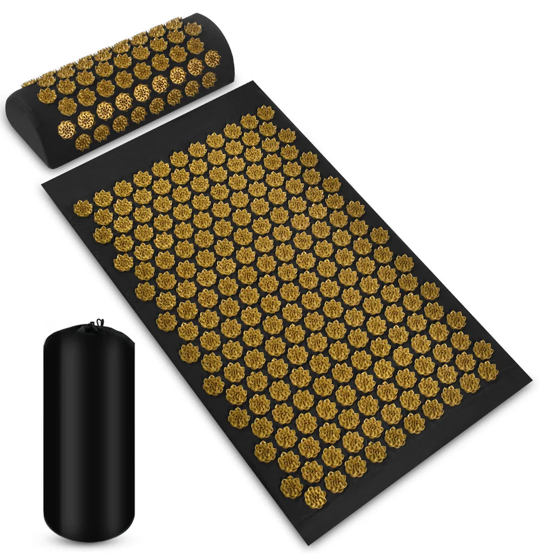 Grand Tapis d’Acupression & Oreiller – Détente Intégrale Ezenya