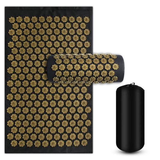 Grand Tapis d’Acupression Corps & Oreiller – Relaxation Ezenya